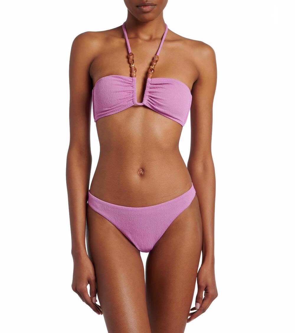 NEW VIX PAULA HERMANNY women's kiana carol bikini top in pink